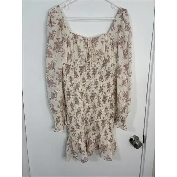 Cistar New York Floral Print Smocked Waist Dress - Picture 3 of 9